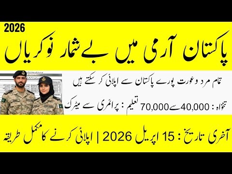 Pakistan Army Jobs 2026 🔥 Complete Guide | Eligibility, Last Date, Apply Process 🇵🇰 | Join Pak Army