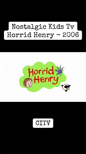 Nostalgic Kids Tv, Horrid Henry. #cbbc #fyp #nostalgiafeels #kidstv