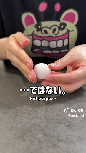 紫色のスライム作りの楽しさ