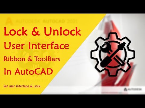 how to lock and unlock user interface and ribbon panels, tabs.