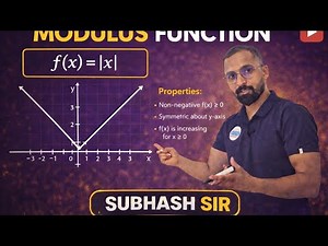 Modulus function or absolute value function |class-11&12| jeemain and advance #Modulus graph 📊