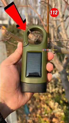 hand crank solar flashlight emergency torch review. #shorts #gadgetsreview #unboxing