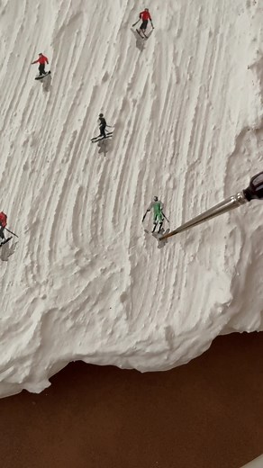 werner bronkhorst (@werner_bronkhorst) - Crossroads Ski Hike Miniature Artwork | Available Saturday
