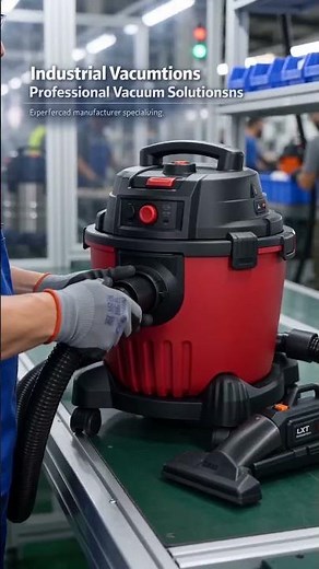 Powerful Wet & Dry Industrial Vacuum Cleaner | Workshop, Auto Shop & Warehouse Cleaning