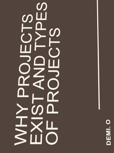 After learning the difference between projects and operations, I realised that projects exist to deliver change. That change can be improvement, transformation, or delivery. Still learning. Still documenting. If I’m wrong, kindly educate me. #projectmanagement #careerchange #LearningInPublic #PMFromScratch