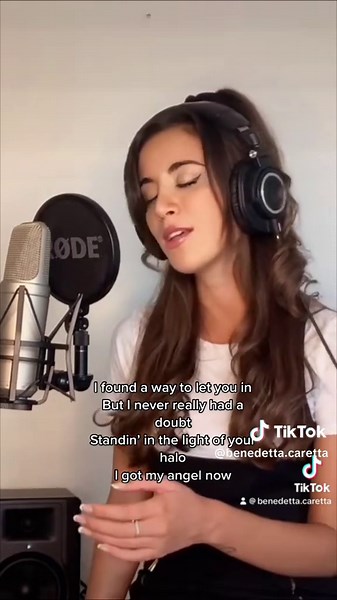 Benedetta Caretta Before and After: Halo Beyoncé