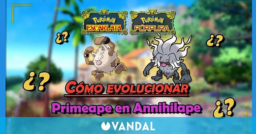 Cómo evolucionar a Primeape en Annihilape en Pokémon Escarlata y Púrpura