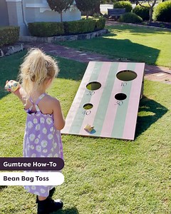 11K views · 439 reactions |  DIY BEAN BAG TOSS  The perfect outdoor/park game for this summer. We teamed up with Maddison (maddisoneblack) to show how you can get crafty with an old door from Gumtree and make a game that not only the kids will enjoy, but you too! #upcycling #upcycle #diy #kidscrafts #kidsactivities #handmade #schoolholidays #boardgames | Gumtree Australia | Facebook