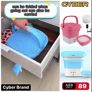 484K views · 300 reactions | Cyber Branded Foldable Washing Machine with Drainer to Dry Cloths as well now on sale | Jetronics UAE | Facebook
