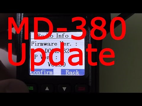 How to update TYT MD-380 normal or hacked firmware!