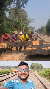 See Railway Logging Method. #reels #wood #Railway #flypシ #talent | Md Miwazi Khan