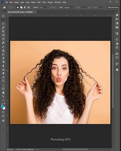 Photoshop Tips - Easy Select Hair