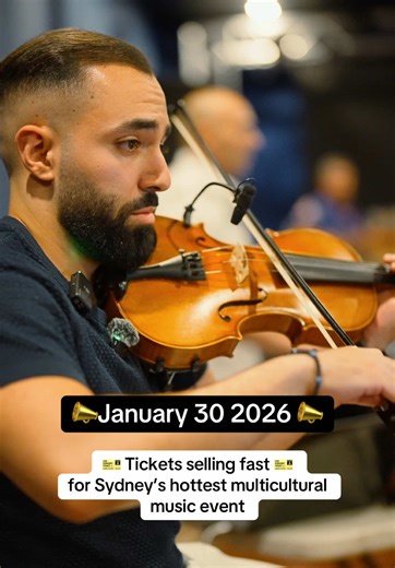 📣 TICKETS ARE SELLING FAST for a night of multicultural music you won’t forget, right here in Sydney Australia. 🎫 BEST TICKETS SELLING FAST! ROWS A - SOLD OUT ROWS B - SOLD OUT ROWS C - SOLD OUT 4 SEATS LEFT FOR VIP 🔥 After two unforgettable concerts in 2023 and 2024, we’re bringing it back — but better than ever. 🌎 Get ready for a 30-piece East-West orchestra blending Arabic, Latin, Indian, and contemporary sounds into one sweeping story. 🎶 A night of powerful multicultural music of our ow