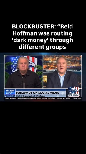 18K views · 2.7K reactions | BLOCKBUSTER: “Reid Hoffman was routing ‘dark money’ through different groups and some of the Senators on the Senate Judiciary Committee…People like Dick Durbin were the beneficiaries of that money.” - @js.reports @bannonswarroom | America's Voice News | Facebook