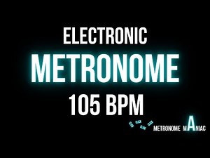 Metronome 105 BPM - Electronic beep