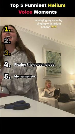 Top 5 Funniest Helium Voice Moments