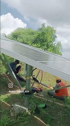 💥☀️3HP ecozen solarwater pump installation panipeshar👍 #solarenergy#shorts #solarsystem#solarpump