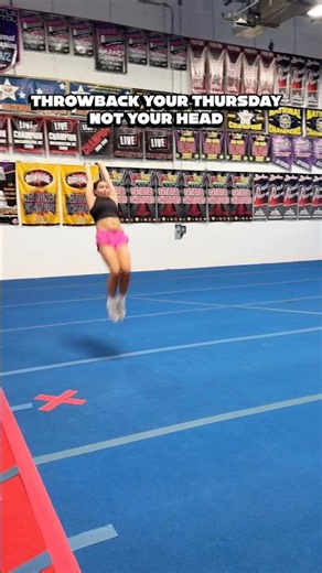 THIS MESSAGE IS APPROVED BY TUMBLING COACHES EVERYWHERE… #tumblechef #throwback #tumbling #Shorts
