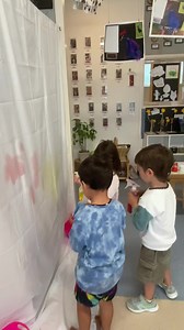 A busy morning in our art space carefully creating amongst friends | Stokes Valley Kindergarten