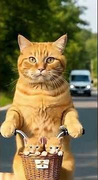 Bad guy 😈 stole the kittens 😿, mama cat 🐾 tries to save them all 💪.