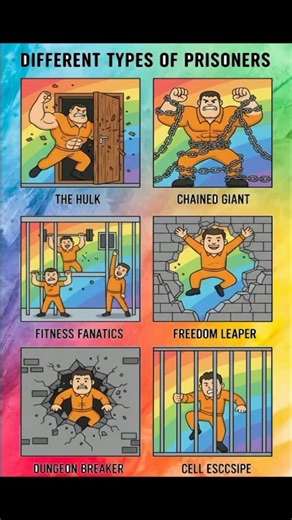 Differen Types Of Prisoners 😱😱 #edit