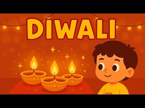 Diwali Song for Kids 🪔 | Happy Diwali Nursery Rhyme | The Diyas on the Table!