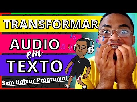Como CONVERTER AUDIO Em TEXTO? Como CONVERTER AUDIO Em TEXTO No PC e NOTEBOOK (CONVERTER AUDIO)