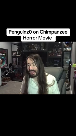 Penguinz0 on chimpanzee horror movie 😭 #penguinz0 #moistcr1tikal #movie #slasher