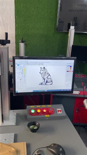 30w fiber Laser Marking Machine #fiber #laser #marking #machine #acrylic