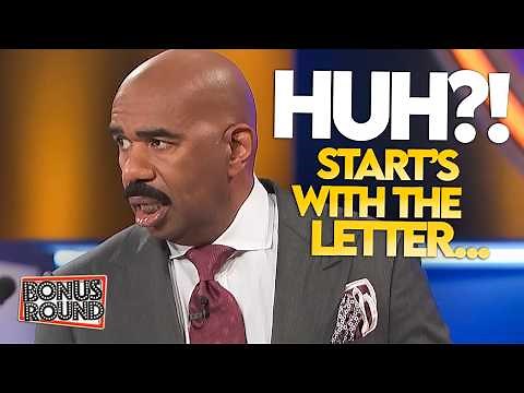 Funny Starts With ... Questions & Answers With Steve Harvey On Family Feud