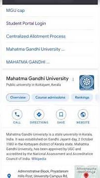 MGU online exam registration-