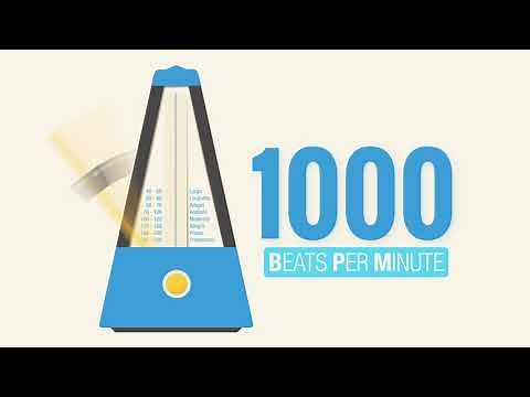 1000 BPM Metronome | The BLuetiFuLL MeTRoNoME