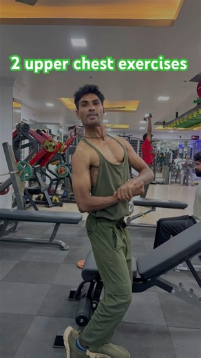 2 upper chest exercises incline bench press incline dumbbells press. #inclinebenchpress #chest