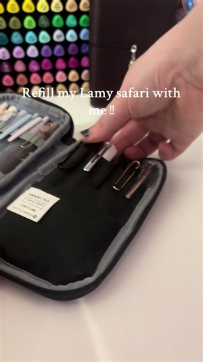 Refilling My Lamy Safari Pen with Scarlet Ink