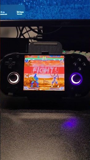 Playing Street Fighter III 3rd Strike Dreamcast Gameplay on Retroid Pocket Mini V2