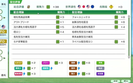 【赛马大亨10】Easy Goer和Sunday Silence的〆配合一例