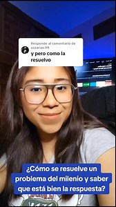 ¿Cómo se resuelve un problema del milenio y saber que está bien la respuesta? #matematica #mate #matematicas #fisica #physics #SabiasQue #problem #problemsolving #fyp #foryou | MariPhysics