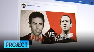58K views · 738 reactions | Sacha Baron Cohen is going after Facebook! The actor, who’s Jewish, last night doubling down on an address he made to an anti-semitism organisation - slamming social media as “the greatest propaganda machine in history”. | The Project | Facebook
