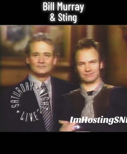 Bill Murray & Sting - Saturday Night Live promo - Season 18 - February 20, 1993 - #billmurray #sting #snl #saturdaynightlive #snlclassic @Snlwithhuggy📺 @SNL live @SNL @SNL Weekend Update @Saturday Night Live TV1 @Saturday Night Live @SNL Collection @Saturday Night Live @Saturday Night Network @Saturday Night Live @Rob Lowe @Dana Carvey @DavidSpade @Fly On The Wall @billmurraypics @Bill Murray official page @The Police Official @ThePoliceSynchronicity @Gordon Sumner