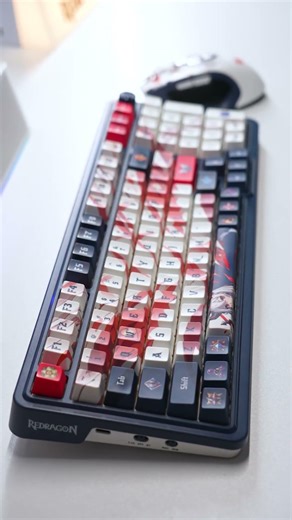 Redragon K686 PRO SE + M612 PRO Anime Gaming Combo | Tri-Mode Keyboard & Mouse 🎮✨