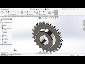 solidworks tutorial sprocket part 86