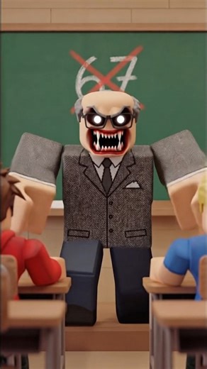 Never sleep in class 😭💀 ( roblox )