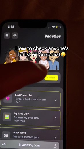 How to Check Anyone's BF List on Snapchat