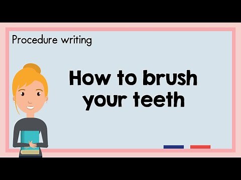 Teach Kids How to Brush Their Teeth | Procedure Writing & Sequencing Practice
