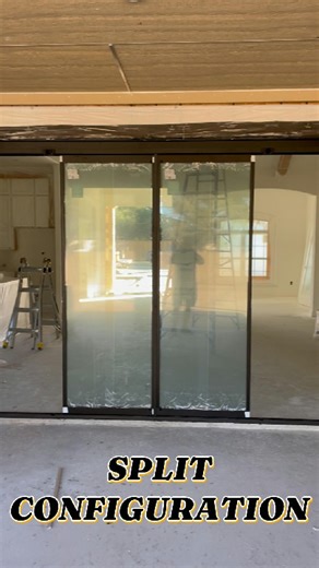 We're excited to work with @carothers_homes on this new build, featuring a "split" Slide and Stack patio door. | Glass Expanse