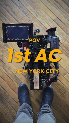 POV of a 1st Assistant Camera based in New York City. #filmmaking #cinematography #1stac