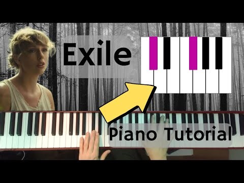 Exile– Easy Piano Tutorial | How to Play Exile by Taylor Swift feat. Bon Iver