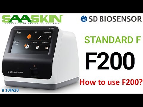 STANDARD F200 Analyzer | FIA | How to use F200 ? | SD Biosensor | #10FA20