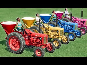 Transport with Colors - LIME WORK with ZETOR TRACTORS - Farming Simulator 22