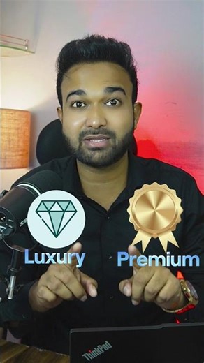 Not everything expensive is luxury. 💎Premium vs Luxury — the real difference explained. #Psychology